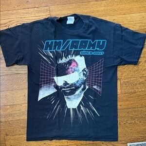 Black Short-Sleeve Graphic Tee